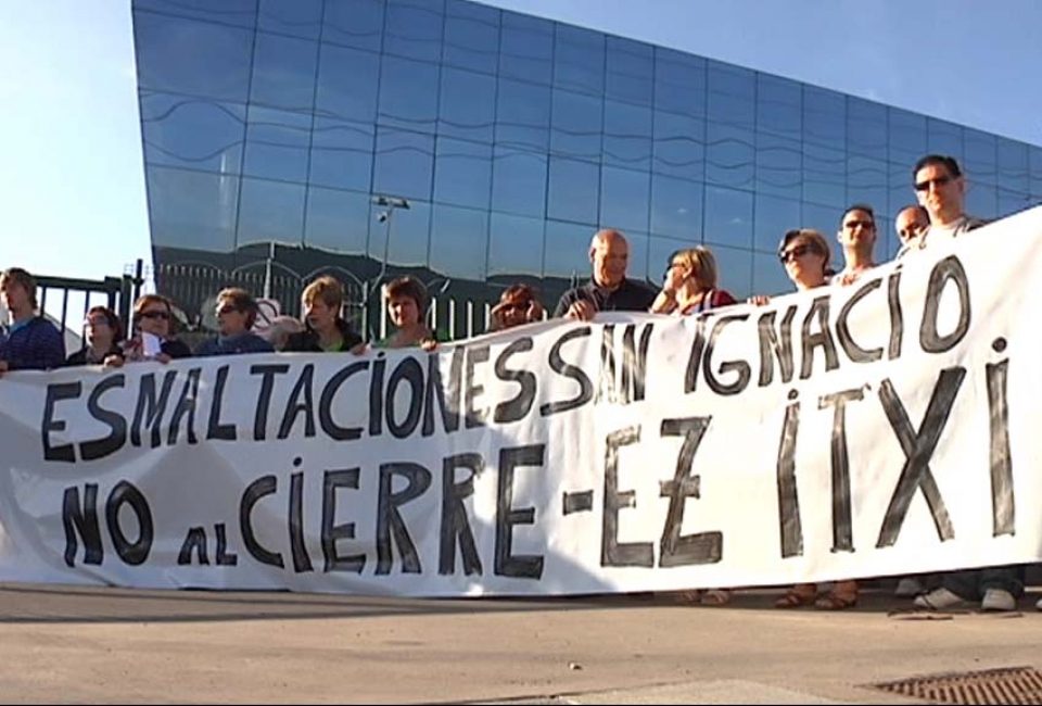 Los trabajadores de Esmaltaciones San Ignacio harán otro encierro