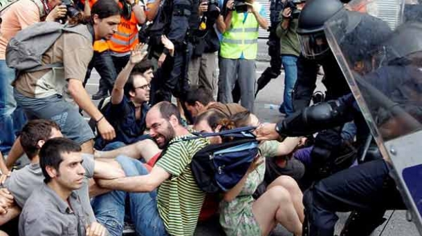 Sobre lo ocurrido en el Parlament con los 'indignados'