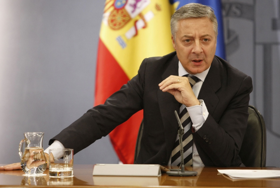 El portavoz del Gobierno y ministro de Fomento, José Blanco. Foto: EFE