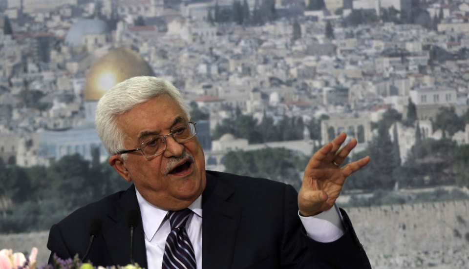 El presidente palestino Mahmud Abás. Foto: EFE