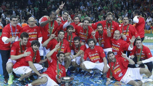 La selección española de baloncesto, campeona de Europa