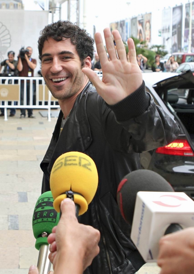 El actor MIiguel Ángel Silvestre presentó 'Verbo' en el Zinemaldia donostiarra. Foto: EFE