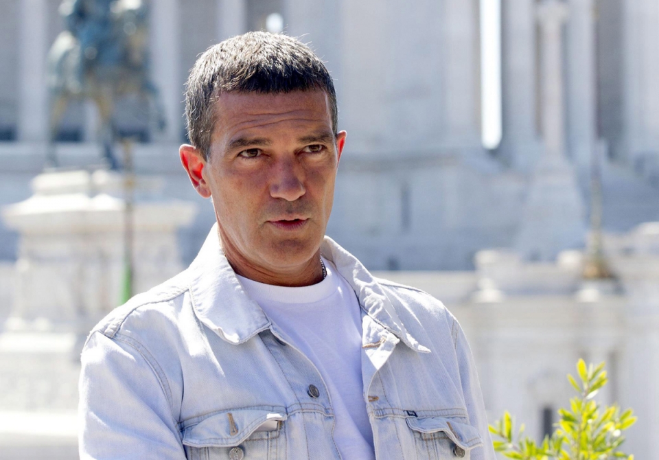 Antonio Banderas, en una de las presentaciones de su última película 'La piel quehabito'. Foto: EFE