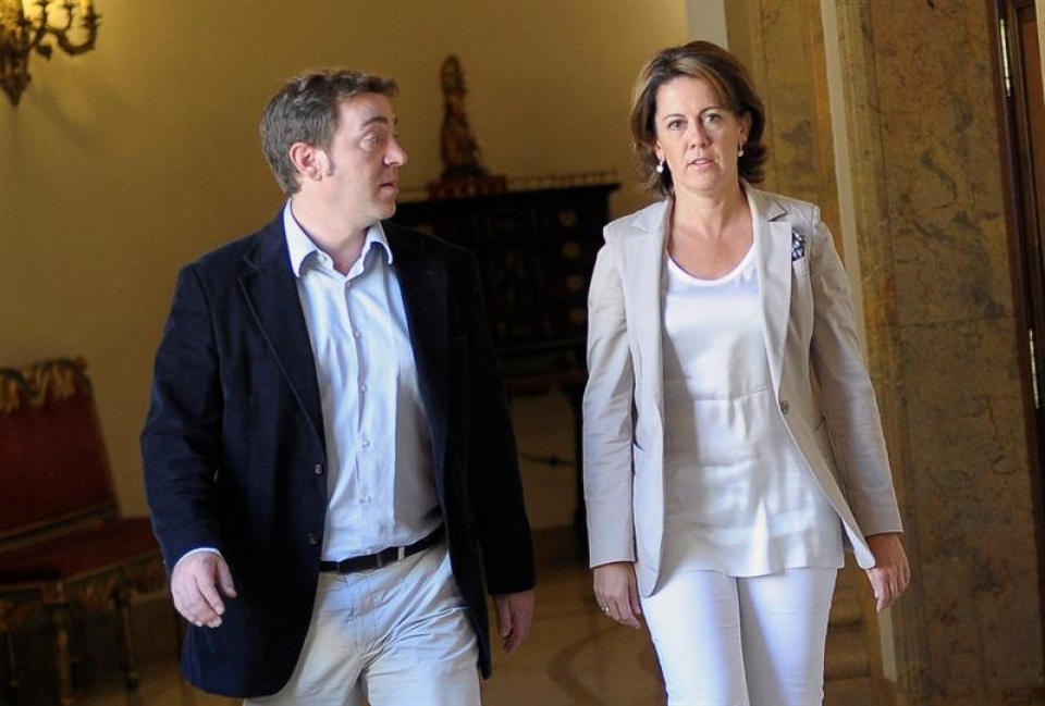 UPN y PSN acuerdan que "el pacto de  Gobierno está por encima de cualquier otro pacto". Foto: EFE