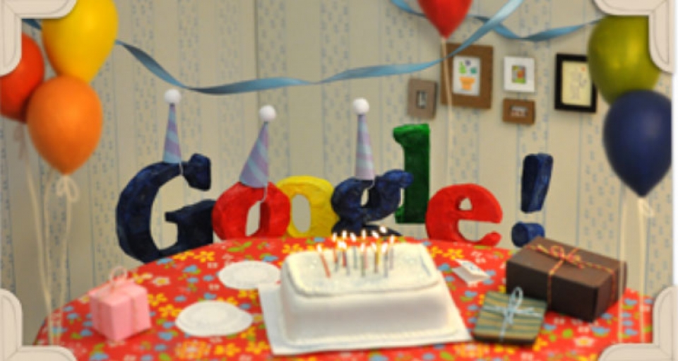 El doodle de felicitación de Google. Foto: Google