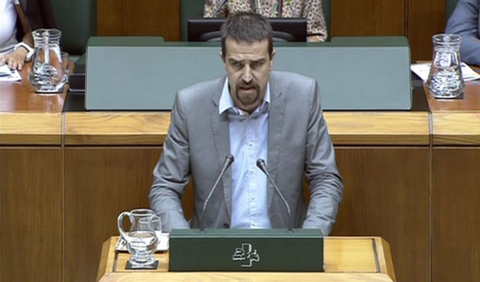 El parlamentario de UPyD en el Parlamento Vasco, Gorka Maneiro