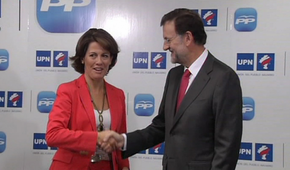 Pacto UPN-PP. Foto: EFE