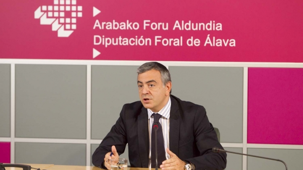 Javier de Andrés, Arabako ahaldun nagusia. Argazkia: EITB