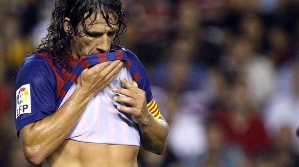 Puyol en un partido con el FC Barcelona. Foto: EFE