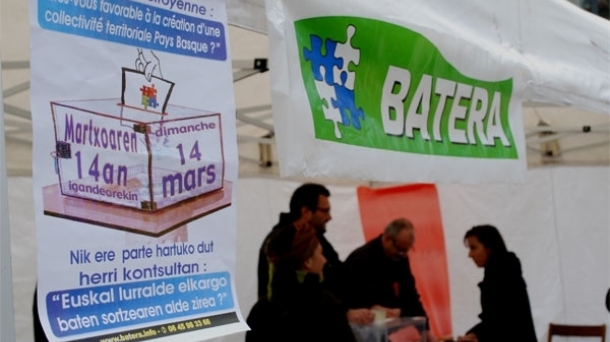 En mars 2010, une majorité des 35.000 votants avait été exprimée pour un Pays Basque nord spécifique