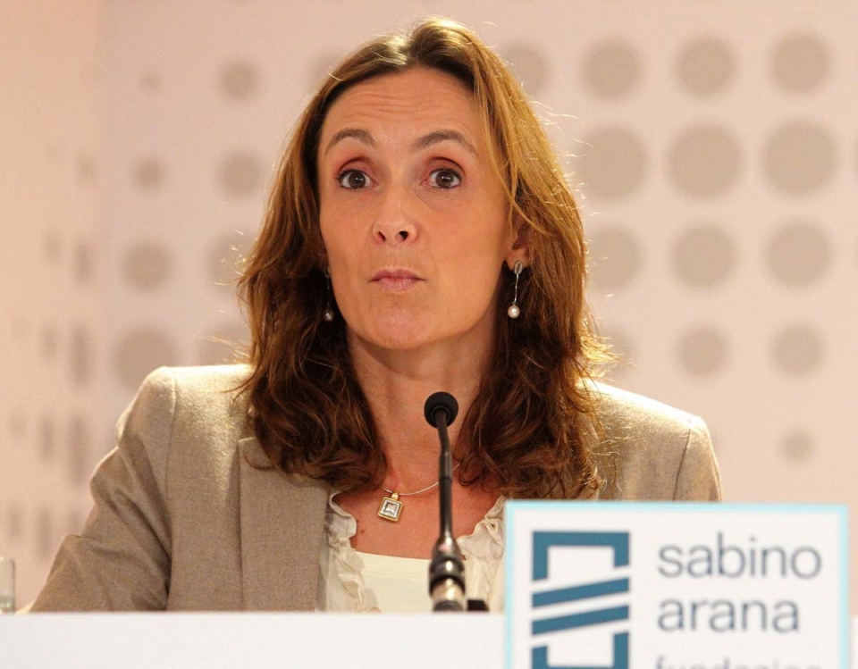 La secretaria general de Confebask, Nuria López de Gereñu.
