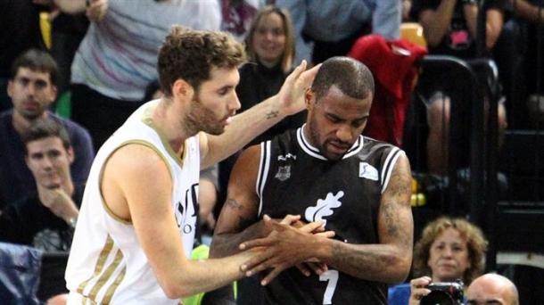 Aaron Jackson y Rudy Fernández. Foto: EFE