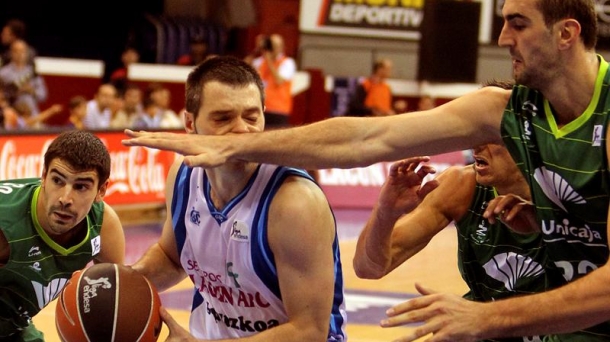 Lagun Aro-Unicaja (92-95). Foto: EFE