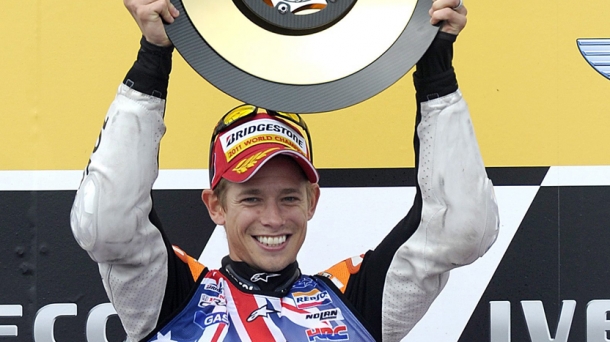 Casey Stoner munduko txapelduna. Argazkia: EFE.