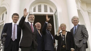 Lectura de la Declaración Final tras la Conferencia de Paz