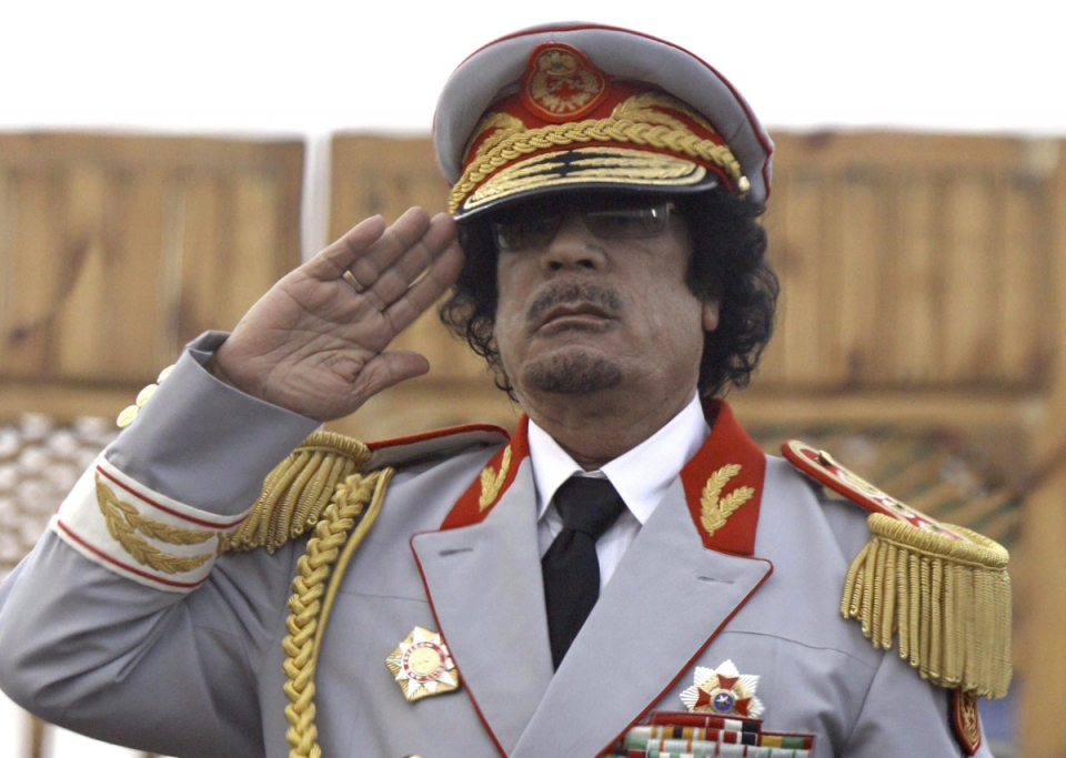 Muamar al Gadafi, en una foto de archivo. Foto: EFE