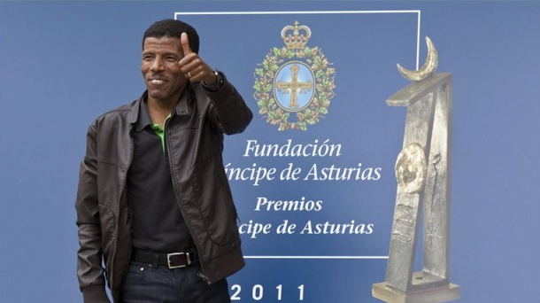 El atleta etíope recibirá este viernes el Premio Príncipe de Asturias de los Deportes. Foto: EFE