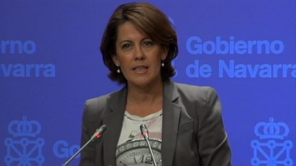 La presidenta del Gobierno de Navarra, Yolanda Barcina.