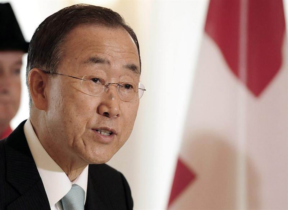 El secretario general de la ONU, Ban Ki-moon. Foto: EFE