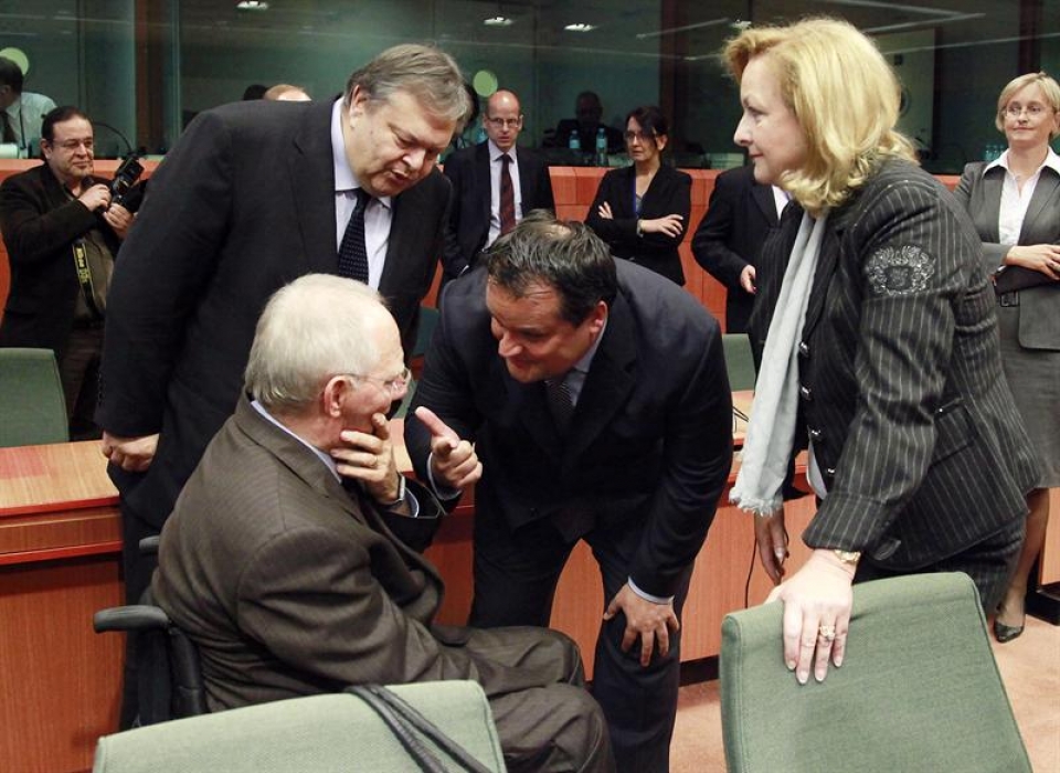 Reunión del Ecofin en Bruselas. Foto: EFE