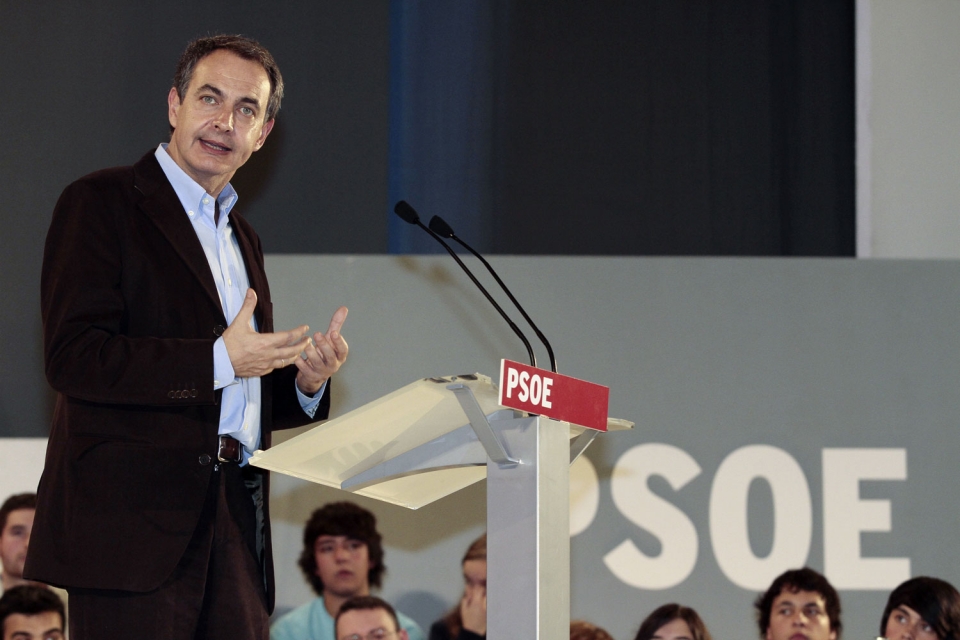 El presidente del Gobierno, José Luis Rodríguez Zapatero