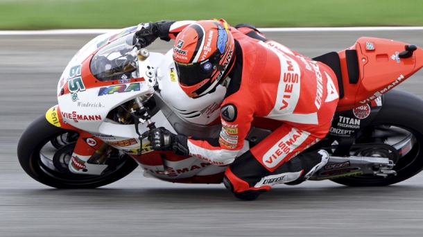 Stefan Bradl en el Gran Premio de la Comunidad Valenciana. Foto: EFE.