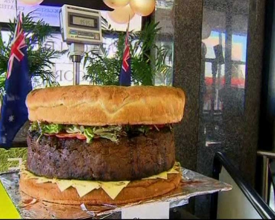 Una hamburguesa gigante. Foto: EITB