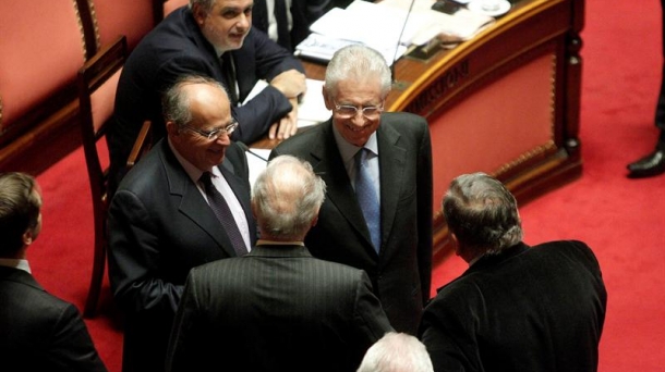 Le sénateur italien Mario Monti. Photo: EFE