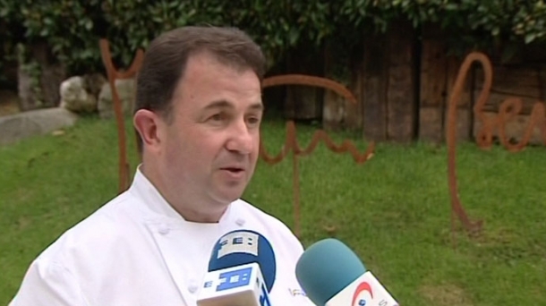 Berasategui announced the winners of this year's Scholarship. Photo: EITB