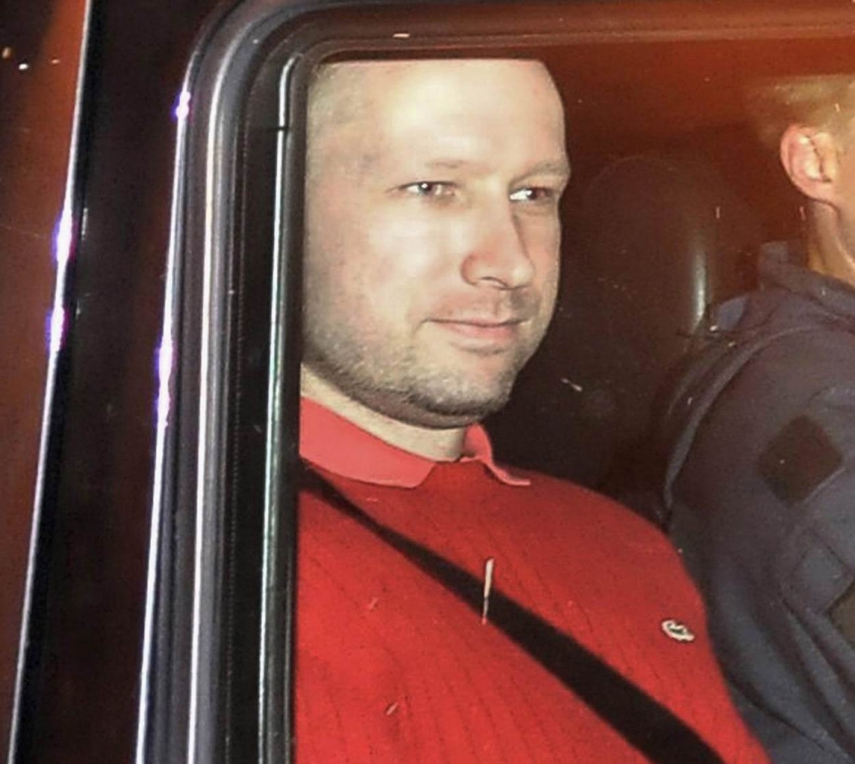 Breivik recibe cartas de amor en prisión. EFE