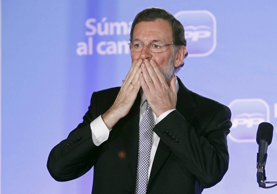 El ganador de las elecciones generales, Mariano Rajoy