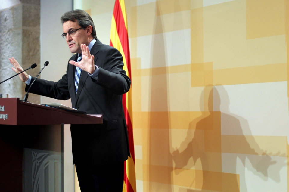 El presidente de la Generalitat, Artur Mas