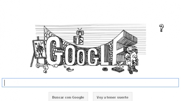 Stanislaw Lem doodle. Image: Google