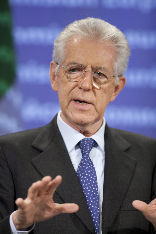 Mario Monti, Italiako lehen ministroa. Argazkia: EFE