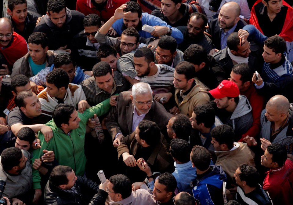 Miles de egipcios protestan contra la Junta Militar. Foto: EFE