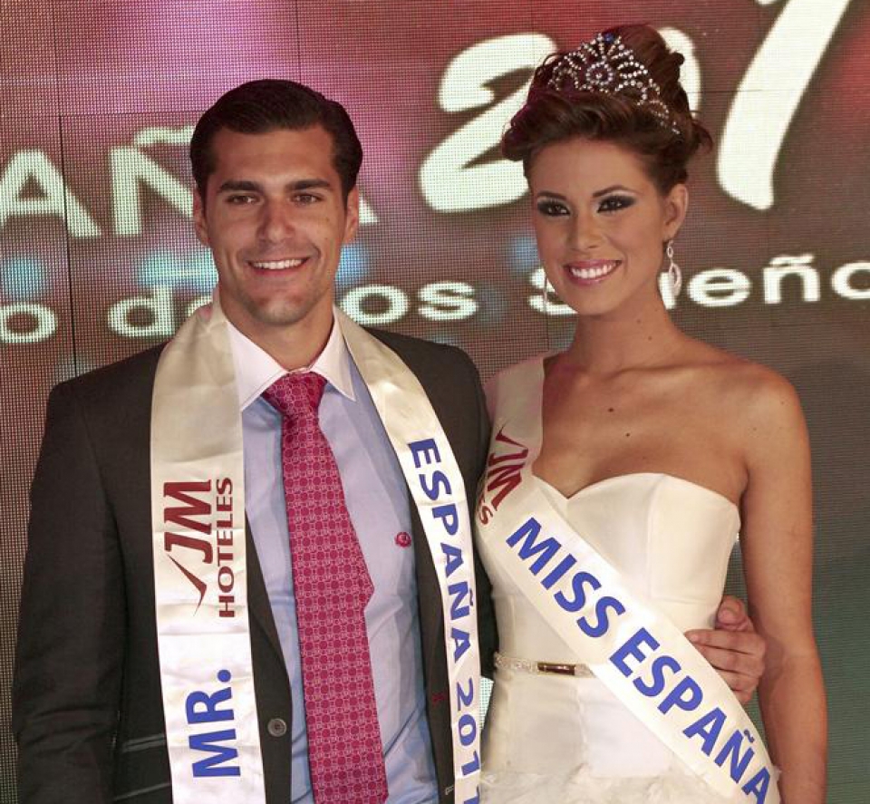Andrea Huisgen y Diego Otero, Miss y Mister España 2011. Foto: EFE