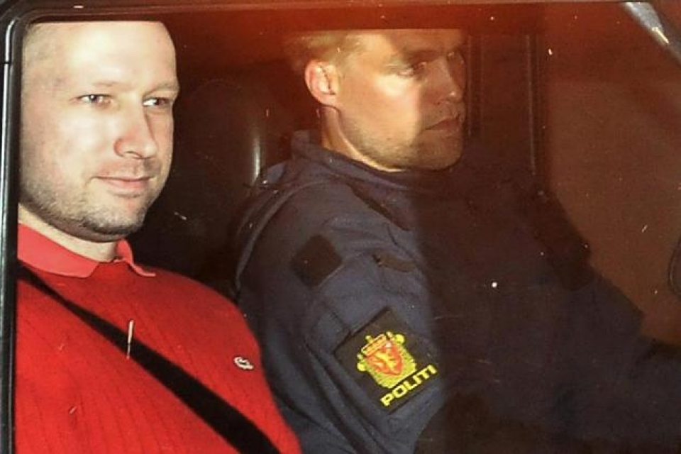 Anders Behring Breivik, autor confeso de los atentados de Noruega. Foto: EFE