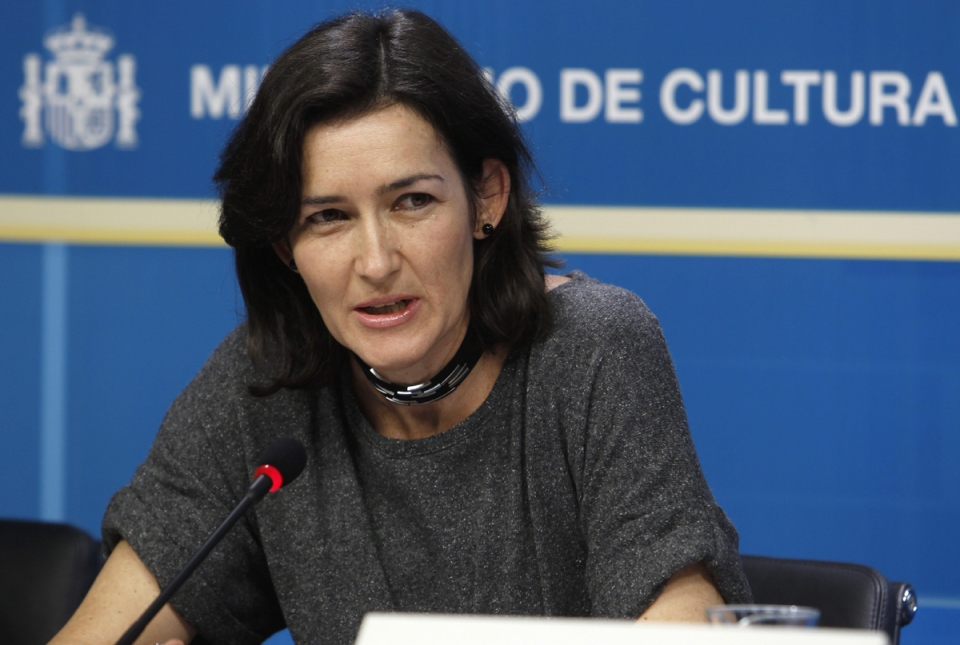La ministra de Cultura, Ángeles González-Sinde. Foto: EFE