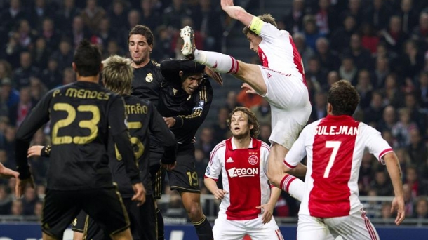 Ajax en la Liga de Campeones. Foto: EFE.