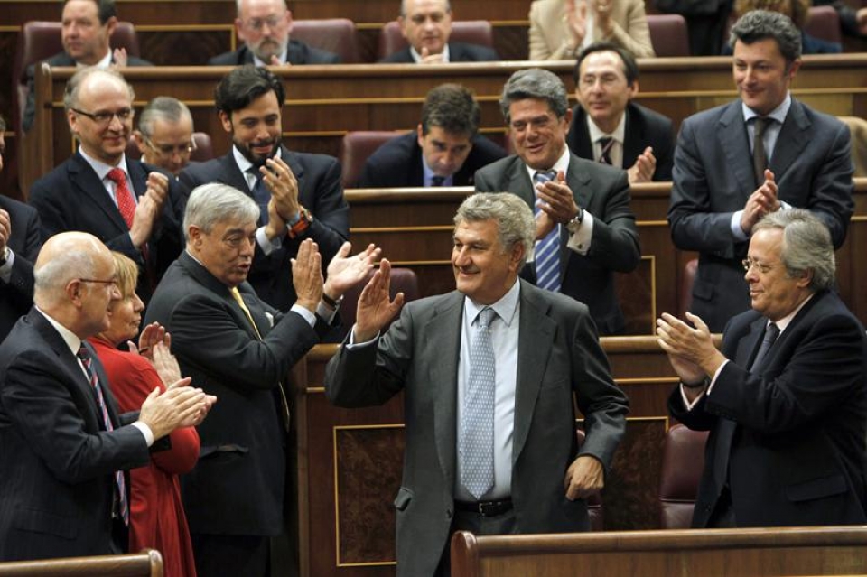 Jesús Posada, presidente del Congreso. Foto:EFE.