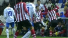 Athletic-Zaragoza: Paredesek De Marcosi barrabiletan emandako ostikoa