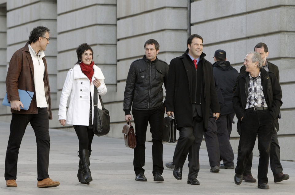 Los diputados de Amaiur. Foto: EFE