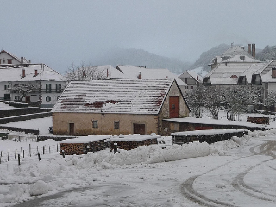 Llegan las primeras nieves a Euskal Herria - Neguko lehen elurtea Euskal Herrian - 