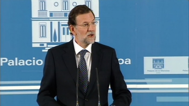 Mariano Rajoy Espainiako Gobernuko presidentea. EITB