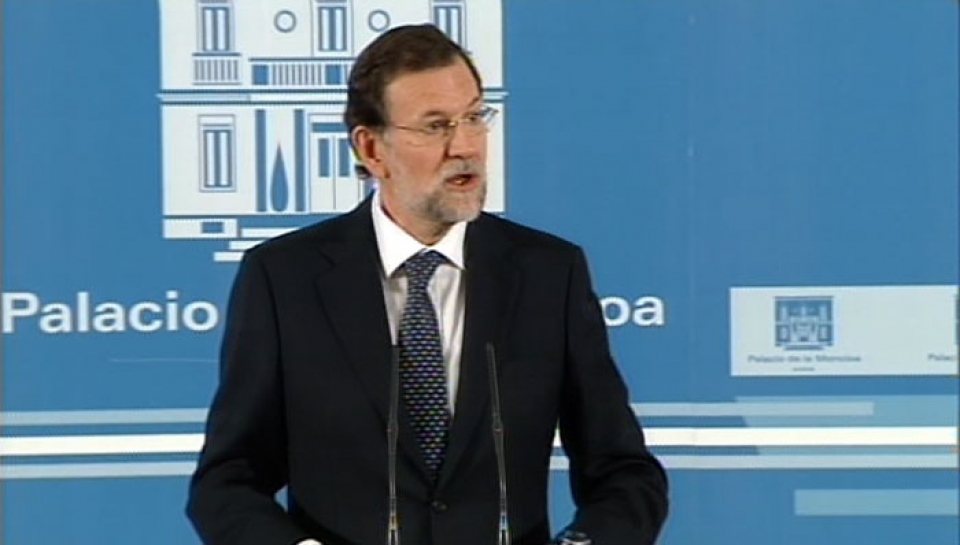 Mariano Rajoy Espainiako Gobernuko presidentea. EITB
