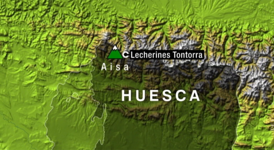 Lecherines mendia Huescaco Aisa herrian dago