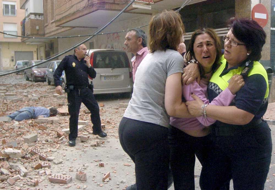 Imágenes del terremoto de Lorca