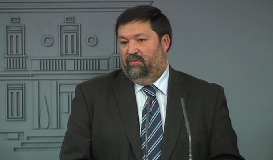 Francisco Caamaño, Juticia ministro ohia. Argazkia: EITB