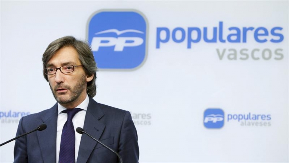 Iñaki Oyarzabal, secretario del PP en Euskadi. EFE