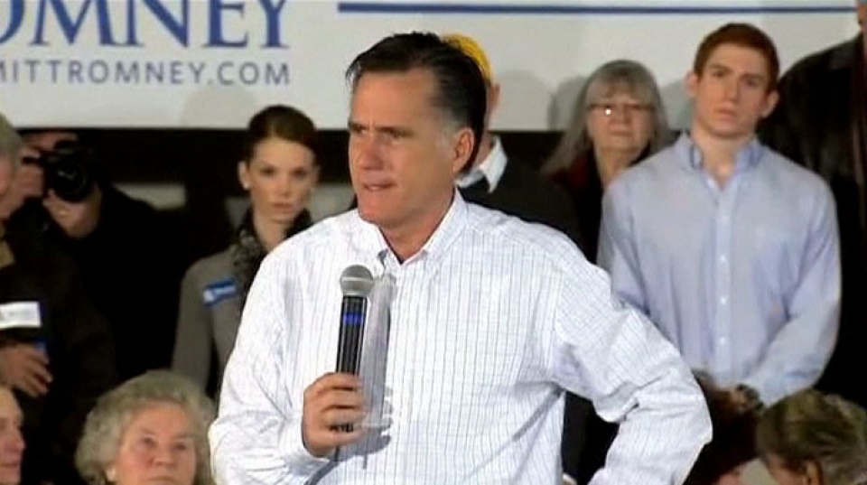 Mitt Romney faborito, New Hampshireko errepublikarren primarioetan
